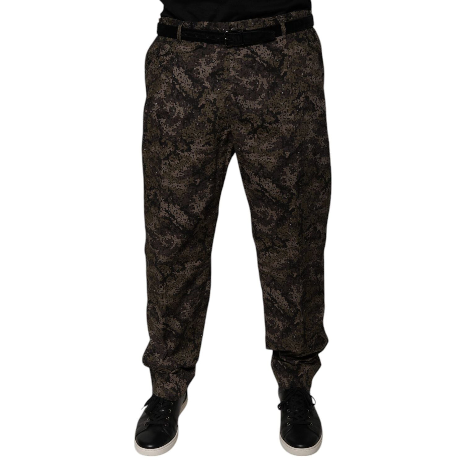 Dolce & Gabbana Multicolor Camouflage Men Dress Pants