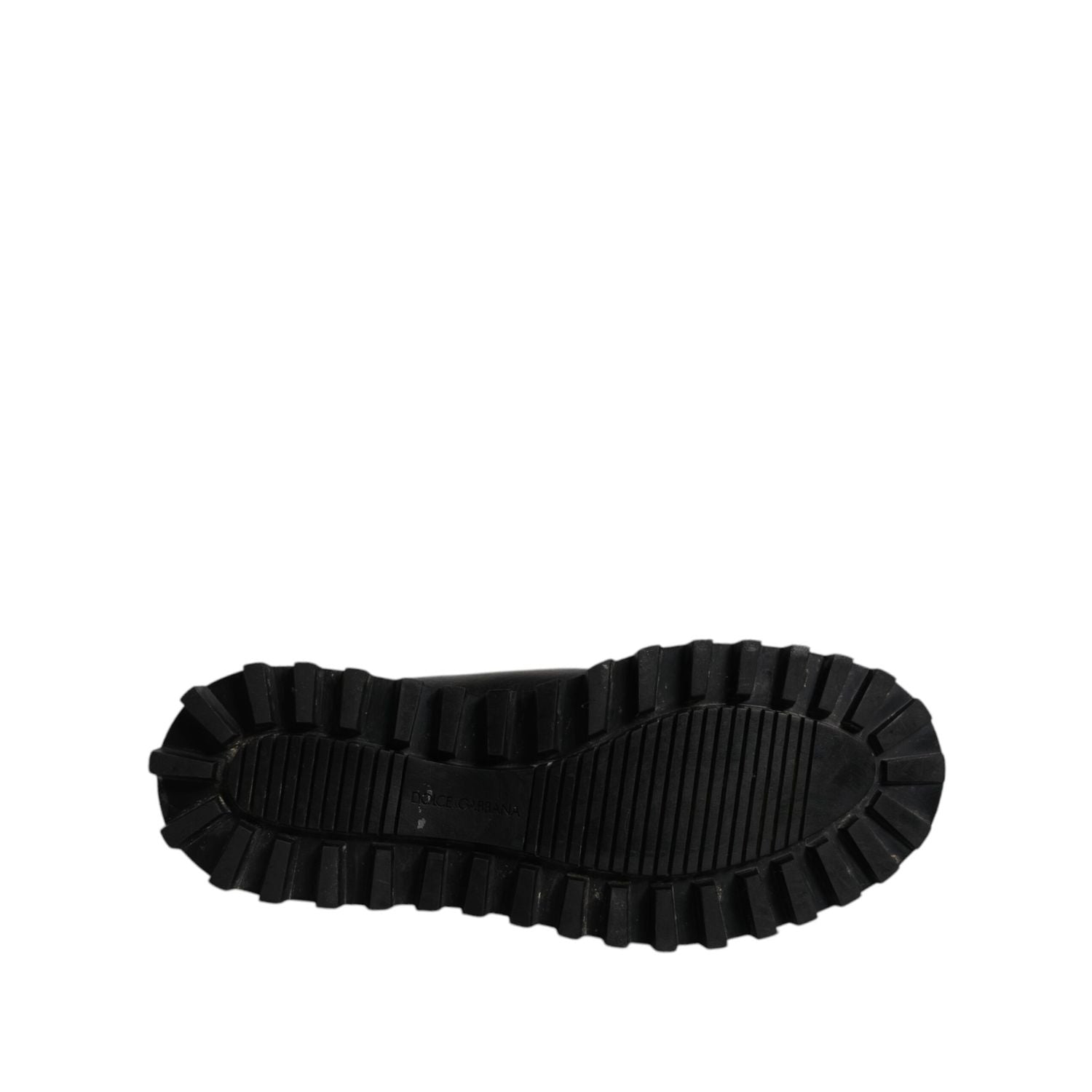 Dolce & Gabbana Black DG Logo Horse Sock Ankle Boots Shoes