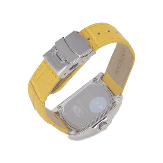 Chronotech Yellow Leather Watch CHCT7220L02AC
