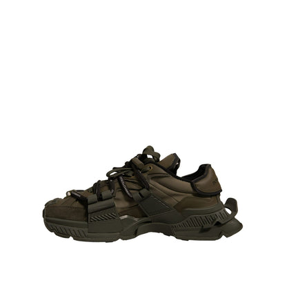 Dolce & Gabbana Military Green Space Low Top Sneakers Shoes