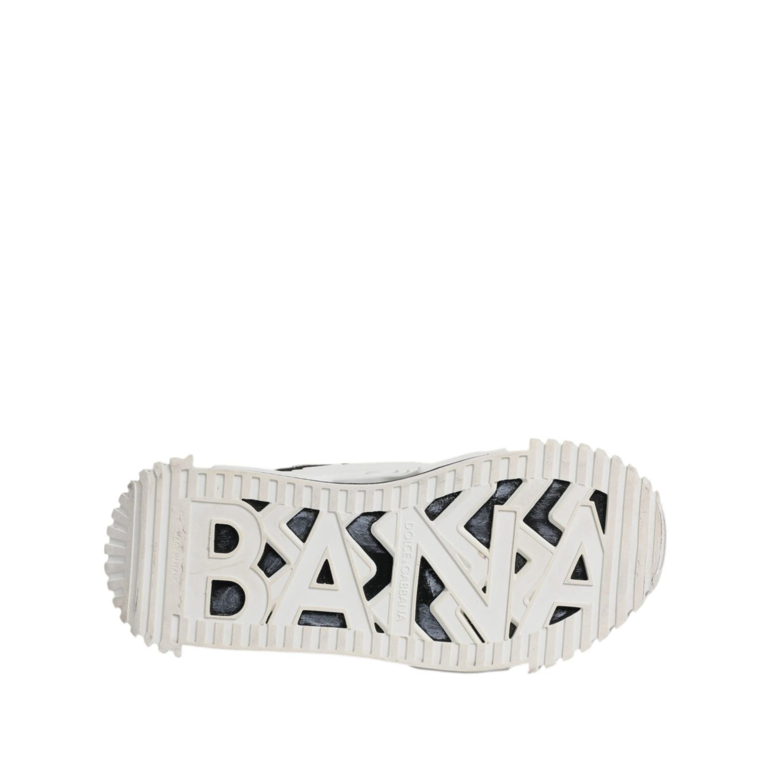 Dolce & Gabbana White Black NS1 Low Top Sneakers Shoes