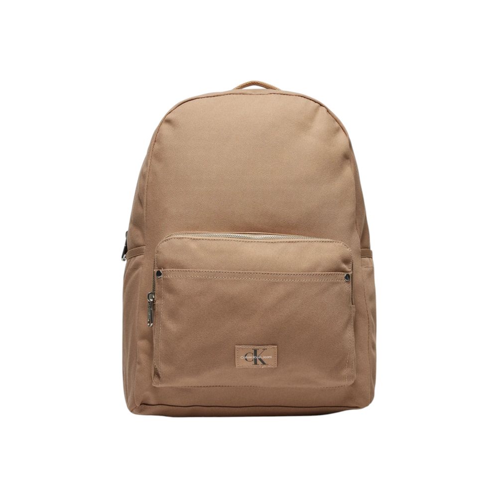 Front view with bag zipped and handles upright.