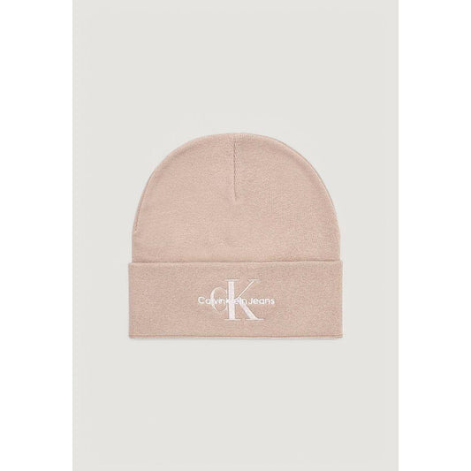 Calvin Klein Jeans Beige Cotton Caps Baseball Hat CA-16494902507-ONE SIZE