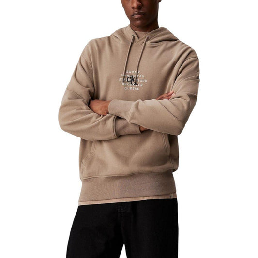 Calvin Klein Jeans Beige Cotton Hoody CA-16502400127-IT46 | M