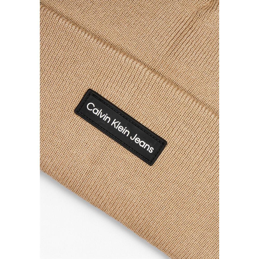 Calvin Klein Jeans Beige Recycled Polyester Caps Baseball Hat CA-14598900309-UNI