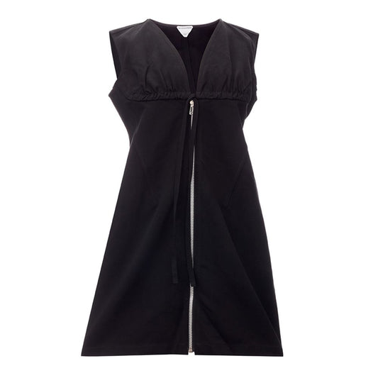 Bottega Veneta Elegant Black Viscose Dress Essentials BO-1698676-IT42|M