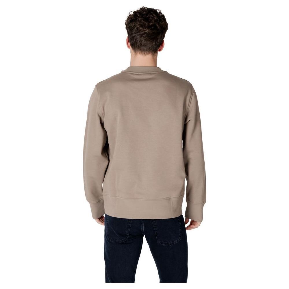 Calvin Klein Jeans Beige Cotton Sweatshirt CA-16502300127-IT48 | L