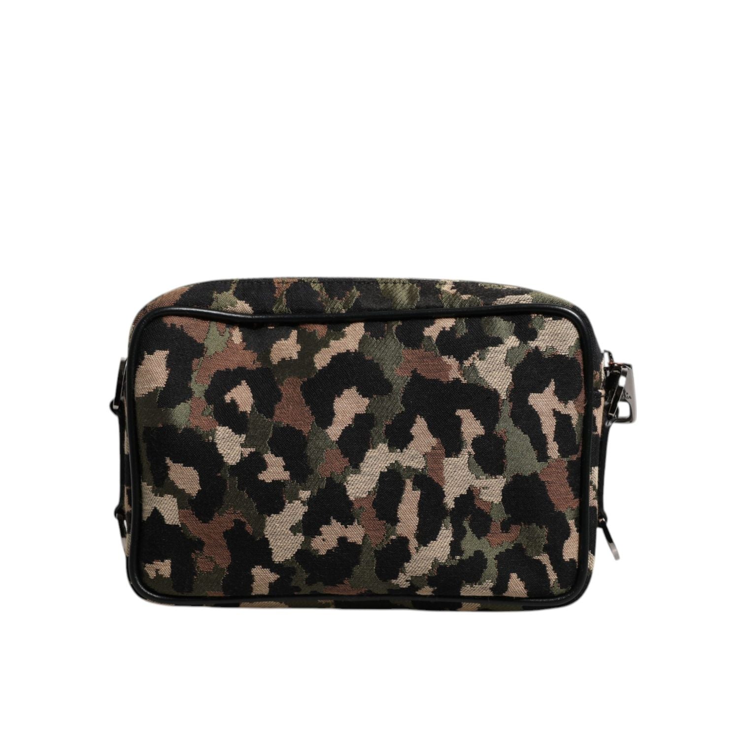 Dolce & Gabbana Multicolor Leopard Jacquard DG Logo Crossbody Bag