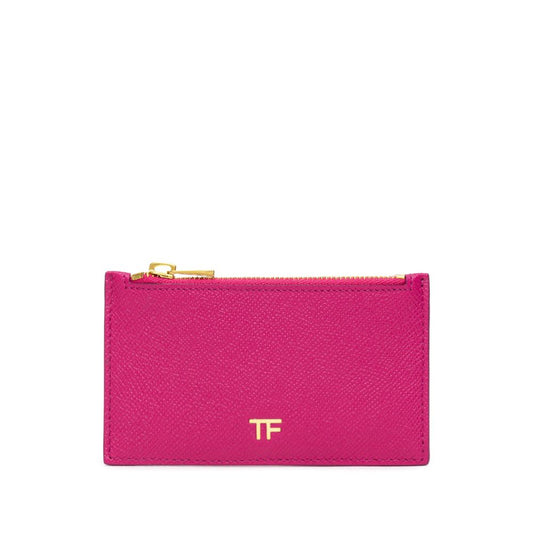 Tom Ford Fuchsia Leather Cardholder TOFO-873867520037380