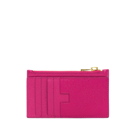 Tom Ford Fuchsia Leather Cardholder TOFO-873867520037380