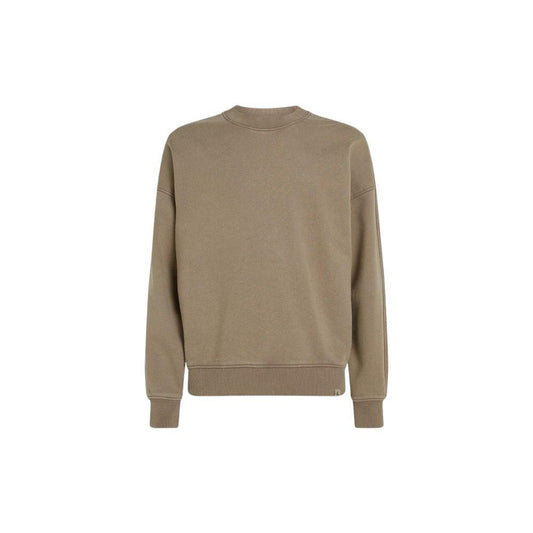 Calvin Klein Jeans Beige Cotton Sweatshirt CA-16501100127-IT46 | M