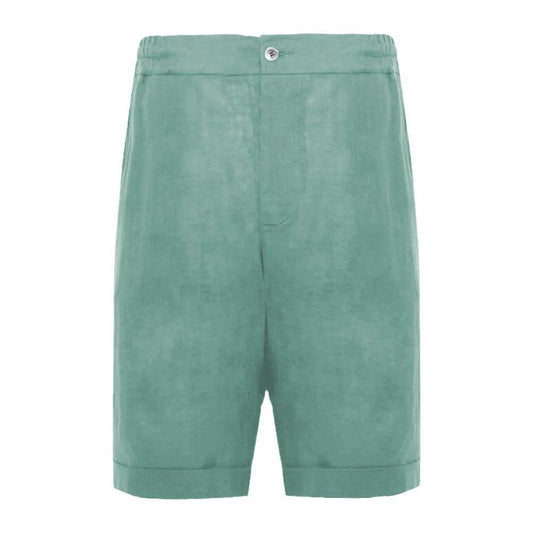 Alpha Studio Green Linen Short AL-14705-IT52 | XL