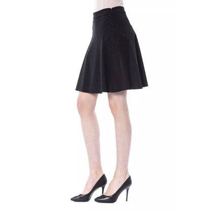 BYBLOS Black Polyester Mini Skirt