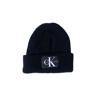 Calvin Klein Black Marabou Hat