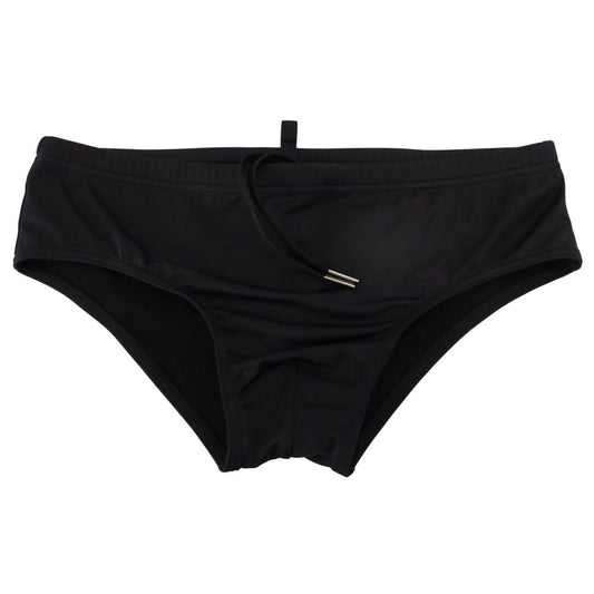 Dsquared² Black Polyamide Swimwear DS-1104-IT48 | M