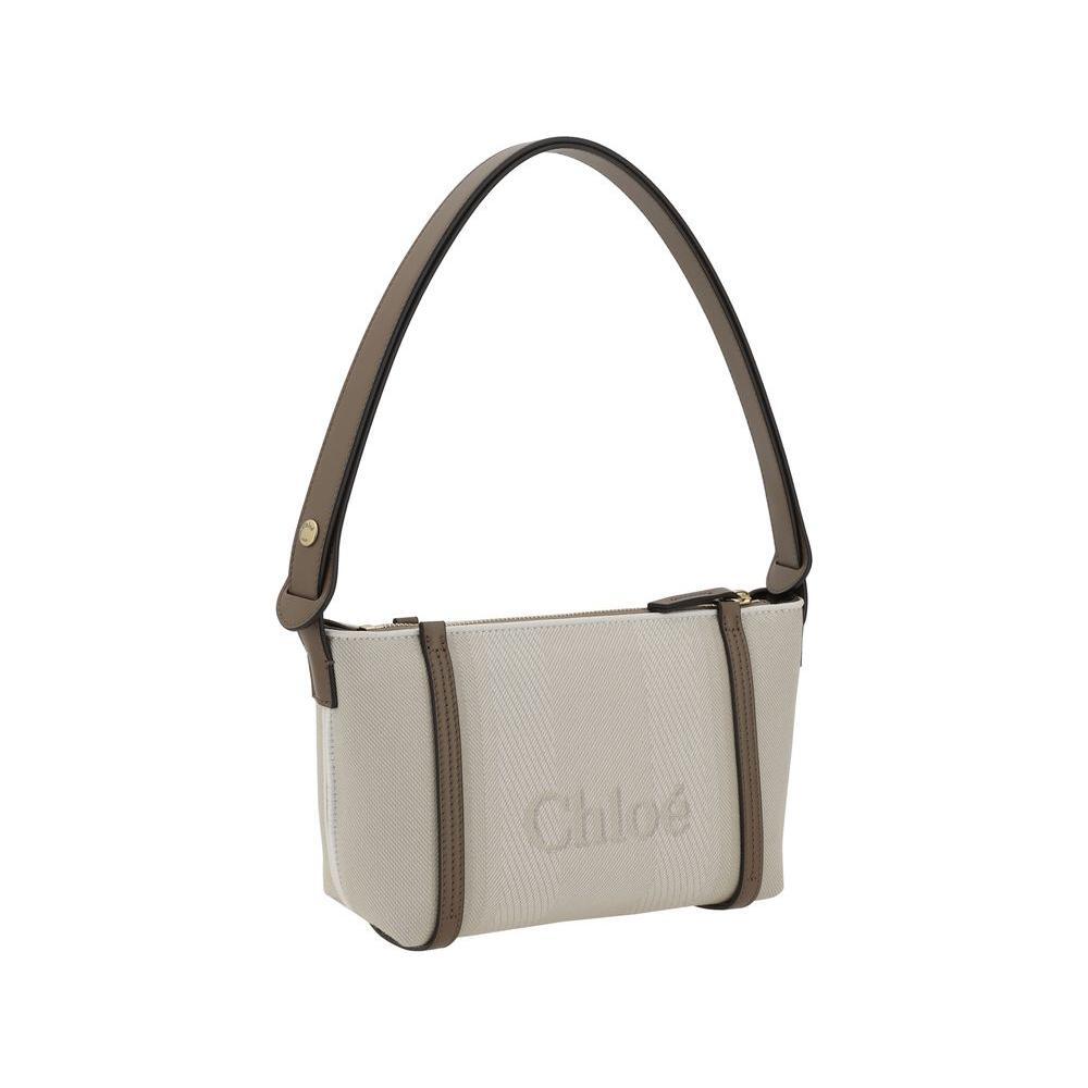 Front view with bag zipped and handles upright.