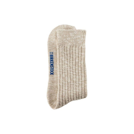 Birkenstock Beige Cotton Sock BI-14703500127-39-41