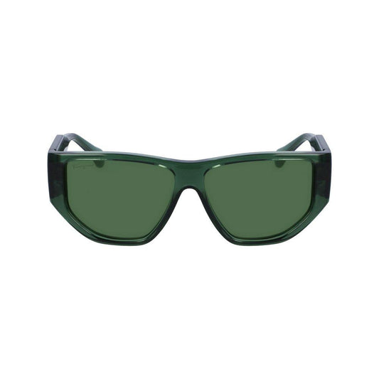 Ferragamo Green Injected Sunglasses