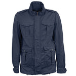 Herno Blue Linen Men Jacket