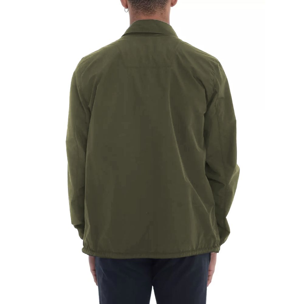 Front view with bag zipped and handles upright.