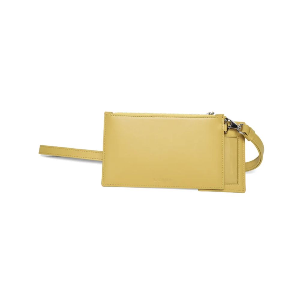 Lanvin Yellow Leather Men Wallet