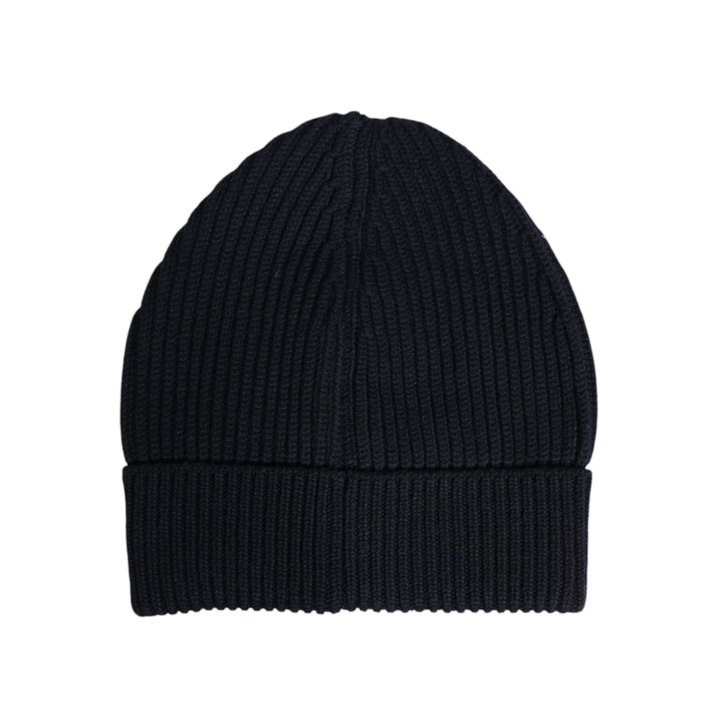 Dolce & Gabbana Black Cashmere Knitted Winter Beanie Hat