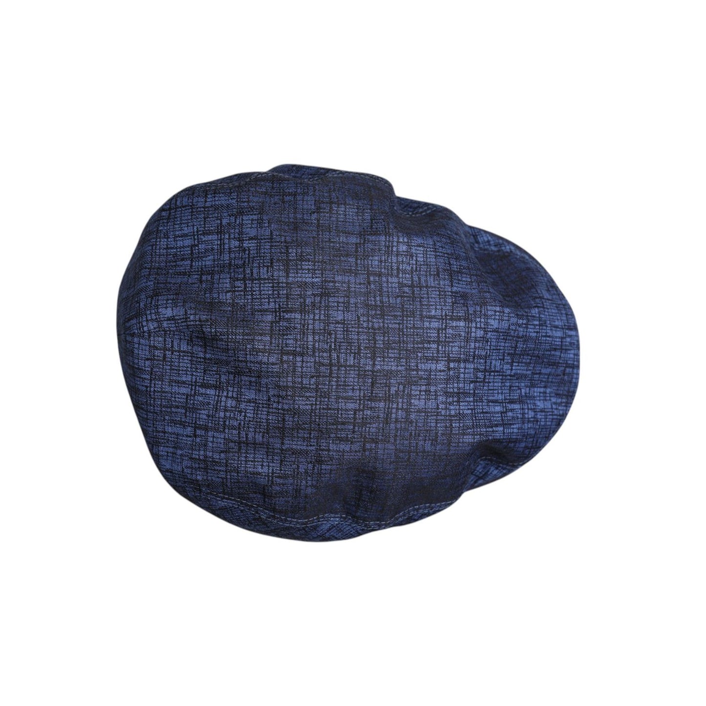Dolce & Gabbana Blue Cotton Stretch Newsboy Hat