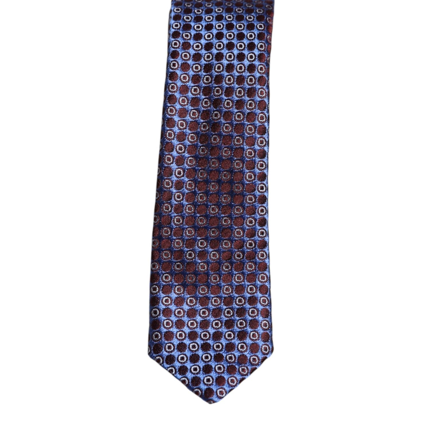 Dolce & Gabbana Multicolor Circles Silk Adjustable Necktie Tie