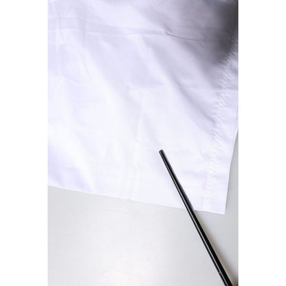 Dolce & Gabbana White Stripes Beachwear Shorts 2 Pc Swimwear