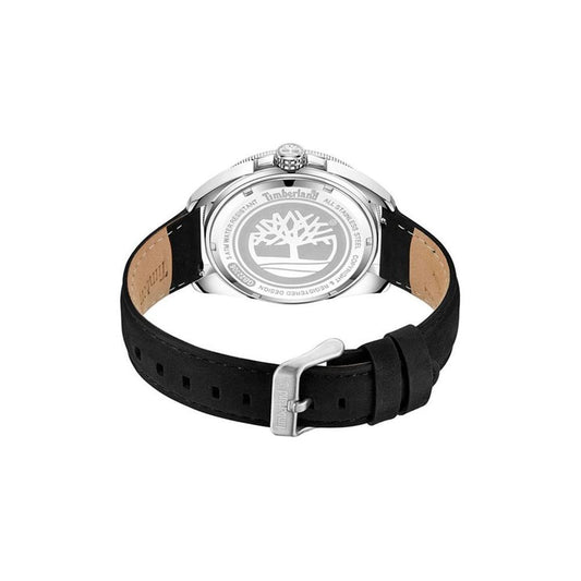 Timberland Black Leather Watch TITDWGB2230603AC
