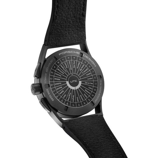 Porsche Design Black Leather Watch PD6023402005072AC