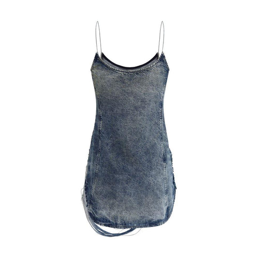 Diesel De-dra-short-fsg Mini Dress in denim DI-A189640CMBP01-S