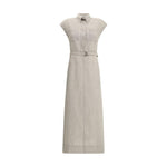 Brunello Cucinelli Long linen Dress BR-MM633AHA92C200-S