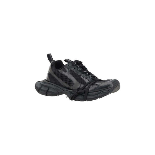 Black Balenciaga 3XL Sneakers with chunky sole, multiple laces, and mesh panels for a modern, bold look.