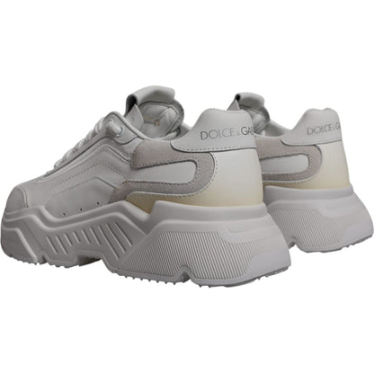 Dolce & Gabbana White Daymaster Low Top Sneakers Shoes