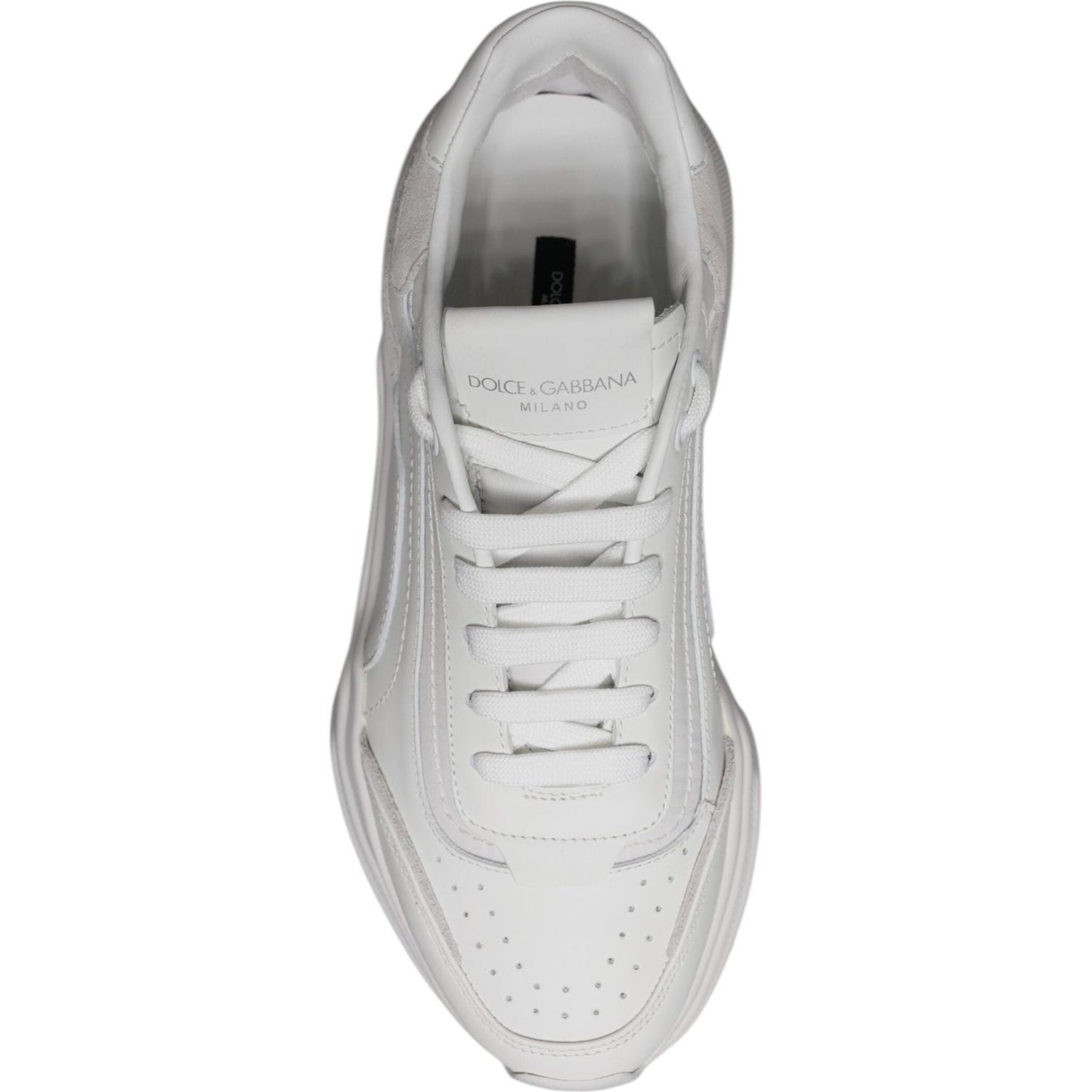 Dolce & Gabbana White Daymaster Low Top Sneakers Shoes