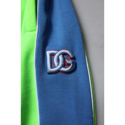 Dolce & Gabbana Green Blue Jogger Sweatpants Pants