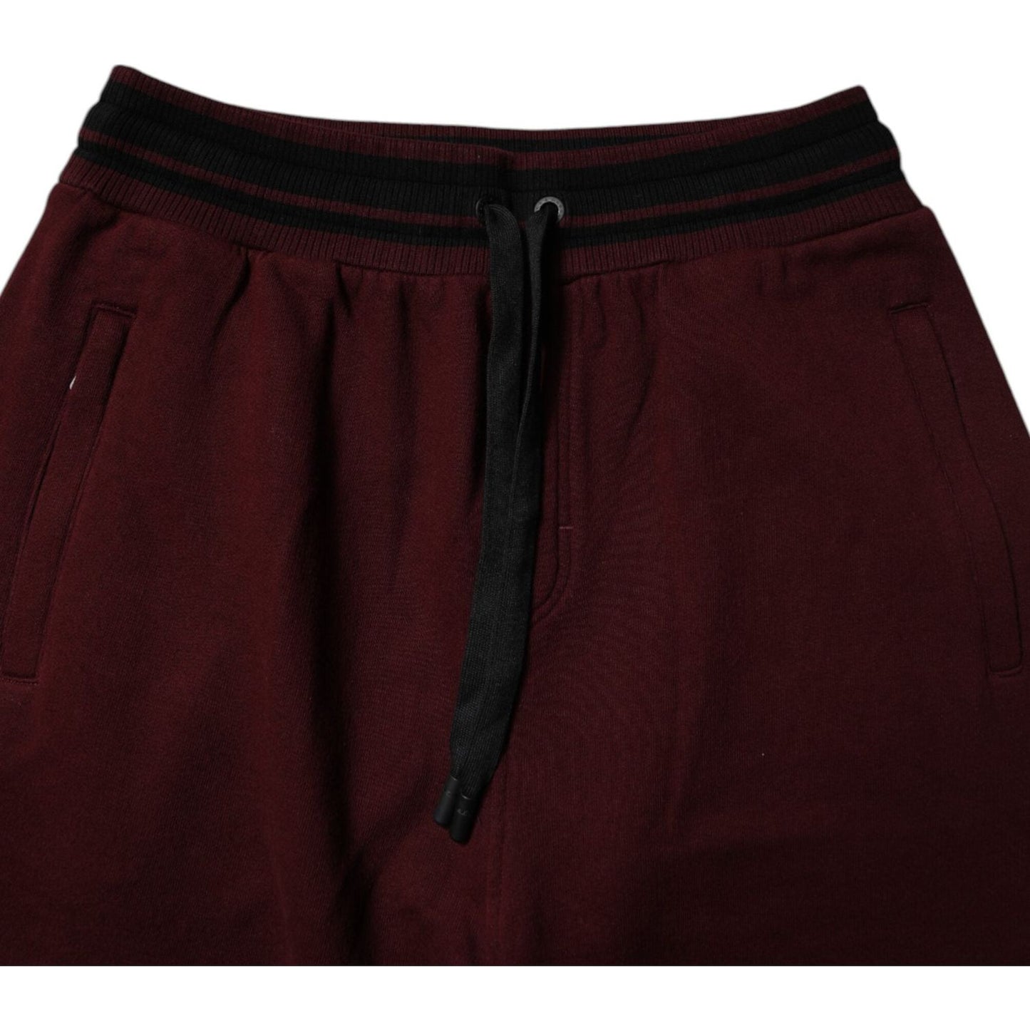 Dolce & Gabbana Bordeaux Cotton Jogger Men Sweatpants Pants PAN76044-50