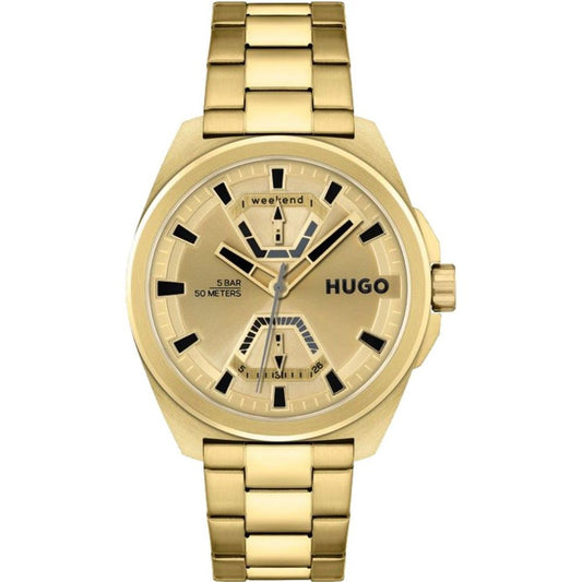 Hugo Boss Gold Stainless Steel Dress Watch
