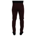 Dolce & Gabbana Bordeaux Cotton Jeans & Pant DO-1023-IT50 | L