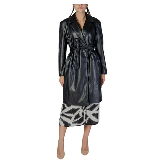 Only Black Polyester Coat
