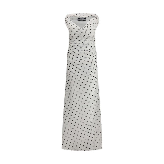 Jacquemus Rita pois long Dress