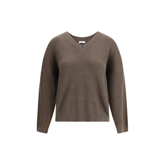 Brunello Cucinelli V-neck Sweater BR-M19255002C8705-L