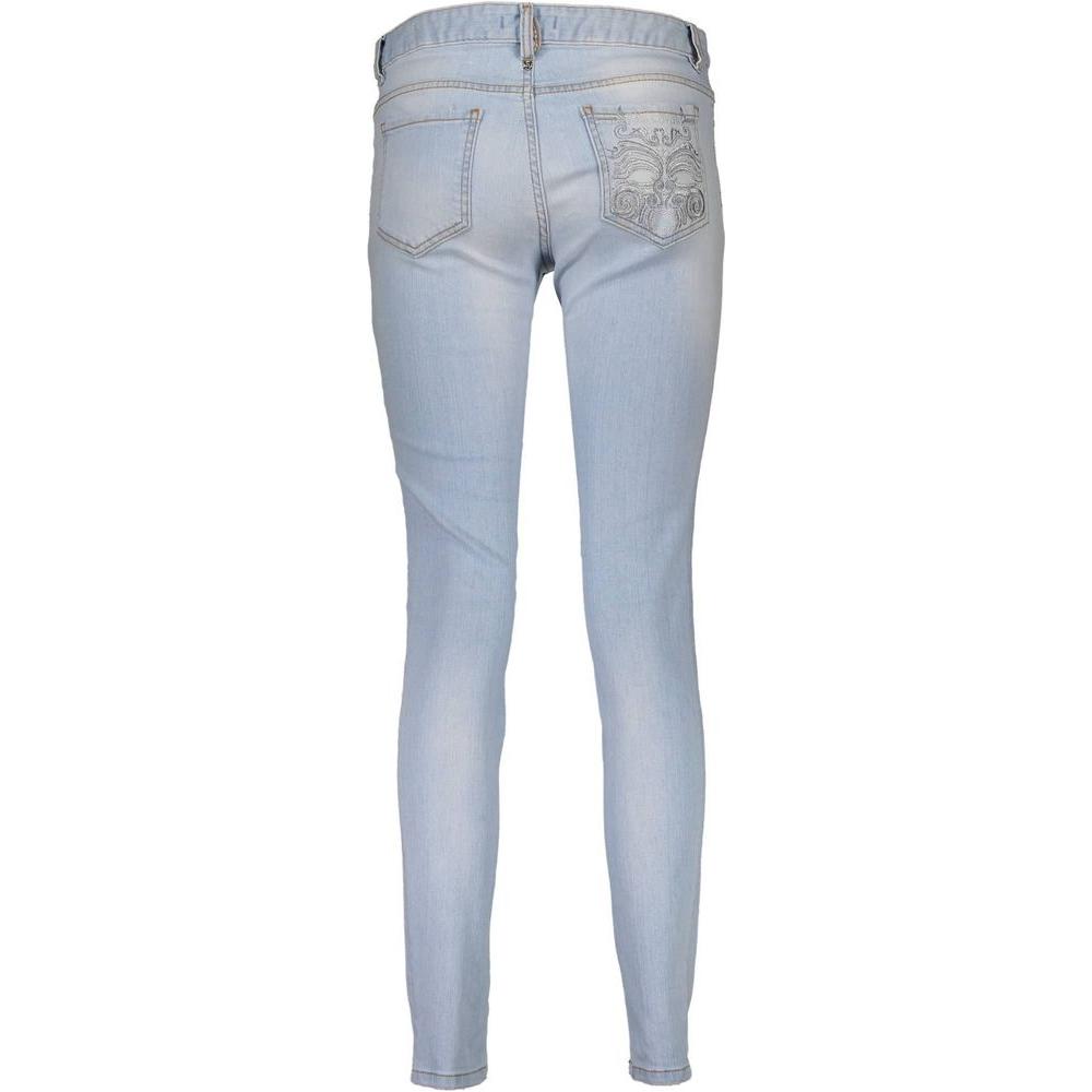 Just Cavalli Blue Cotton Women Jeans