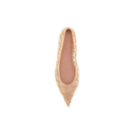 Amina Muaddi Barbara Ballerinas AM-13S362748BARLATTE-EU37/US7