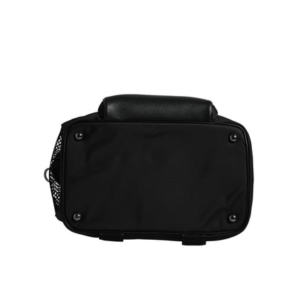 Dolce & Gabbana Black Shoulder Strap Pet Carry Logo Plaque Bag