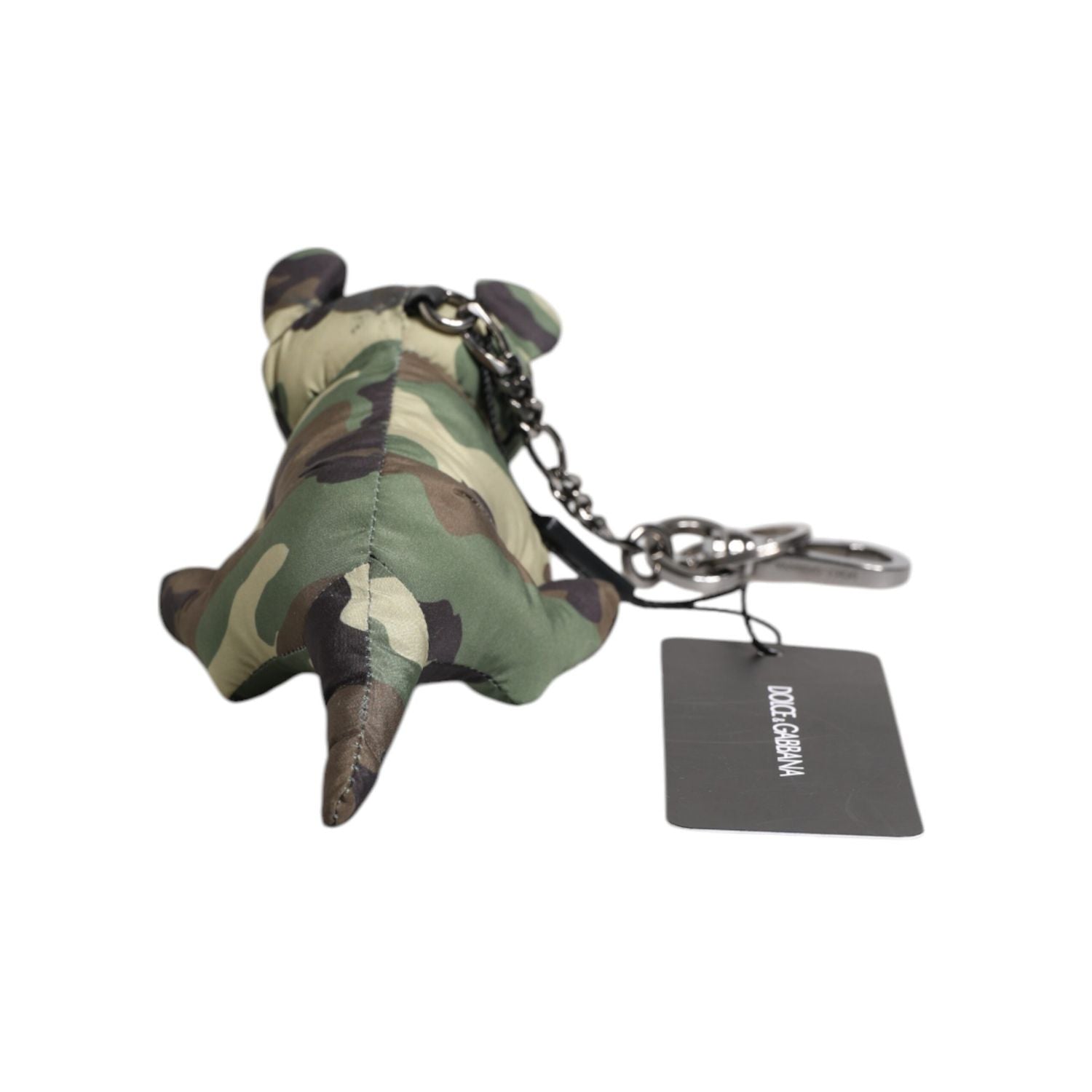Dolce & Gabbana Multicolor Camouflage Animal Silhouette Keychain Keyring