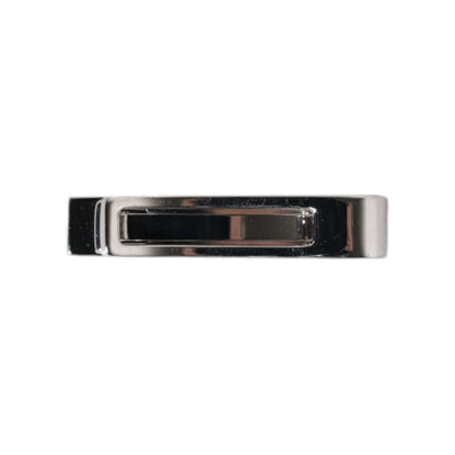 Dolce & Gabbana Silver Tone Brass Logo Branded Tie Clip Bar