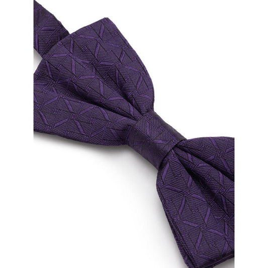 Dolce & Gabbana Purple Silk Bowty DO-8307663-ONE SIZE