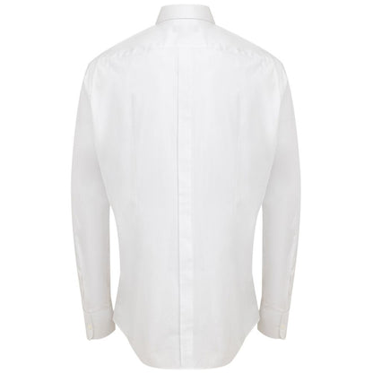 Dolce & Gabbana White Cotton Dress Shirt